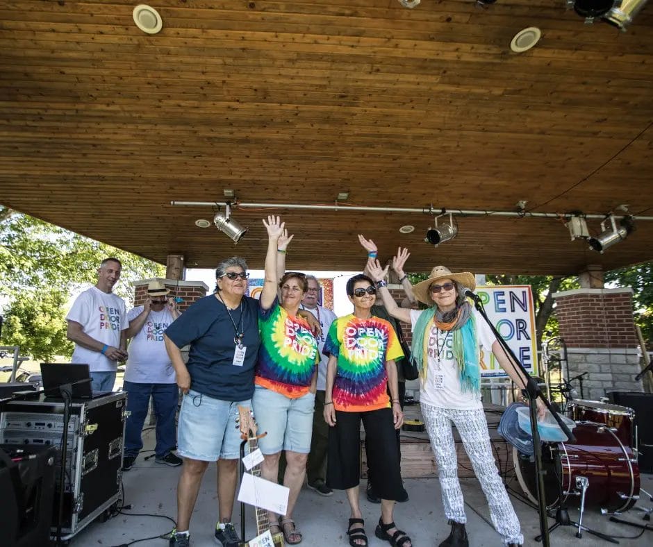 ODP board of directors on stage